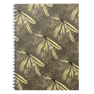 Cuaderno Patrón clásico de moscas húmedas para la pesca de 