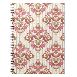 Cuaderno Patrón clásico sin costuras. Orígenes de damasco c