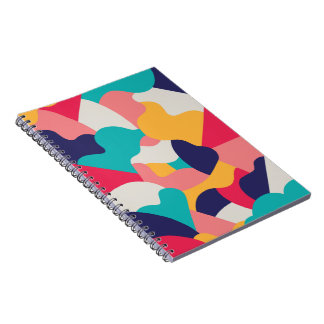 Cuaderno Patrón colorido