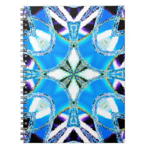 Cuaderno Patrón colorido, azulejos cerámicos y abstracto de