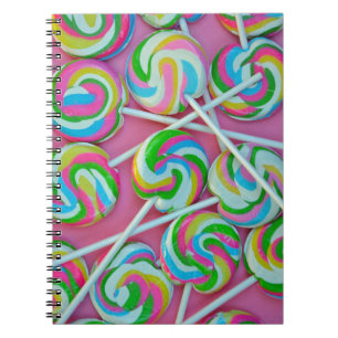 Cuaderno Patrón colorido de ollipops