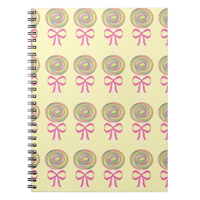 Cuaderno Patrón colorido de ollipops (Frente)
