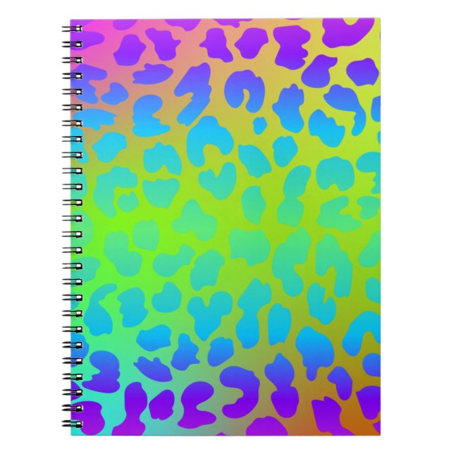 Cuaderno Patrón Colorido Inspiración Retro Cute (Frente)