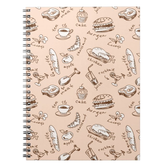 Cuaderno Patrón con alimento (Frente)