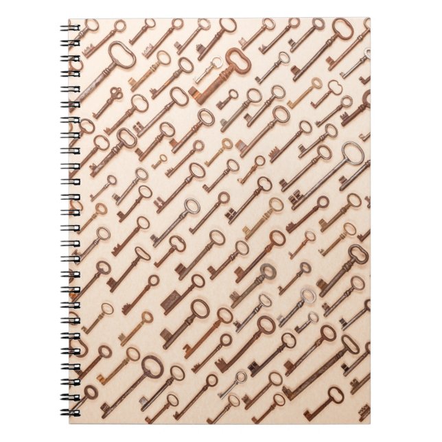 Cuaderno Patrón con claves victorianas de época real en kra (Frente)