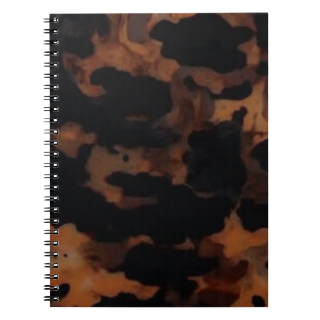 Cuaderno Patrón continuo de caparazón de tortuga, elegante  (Frente)