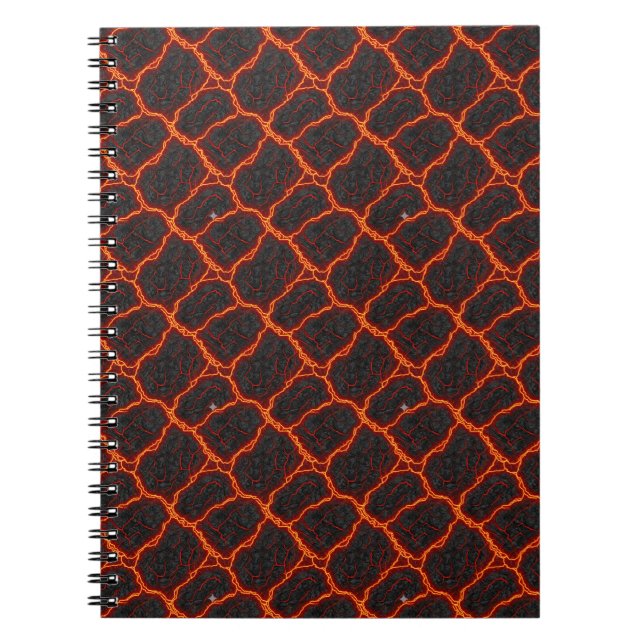 Cuaderno Patrón continuo de flujo de lava (Frente)