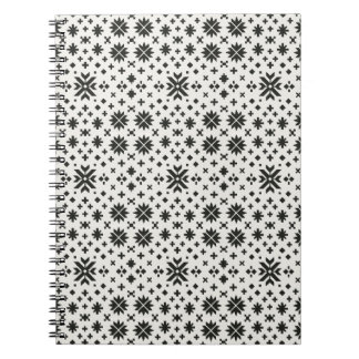 Cuaderno Patrón continuo de geometría folk minimalista
