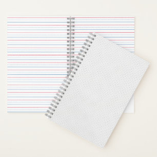 Cuaderno Patrón continuo de lunares negros Lunares diminu