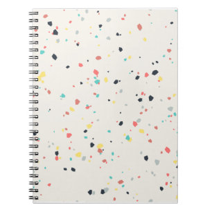 Cuaderno Patrón continuo de motas de terraczo