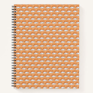 Cuaderno Patrón continuo de nigiri sushi Kawaii lindo