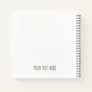 Cuaderno Patrón continuo de osito de peluche adorable de Sa