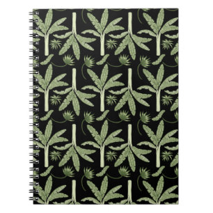 Cuaderno Patrón continuo de palmeras tropicales