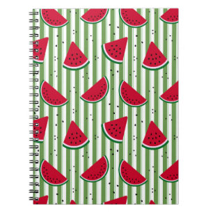 Cuaderno Patrón continuo de rayas de sandía