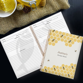 Cuaderno Patrón de abeja y abeja