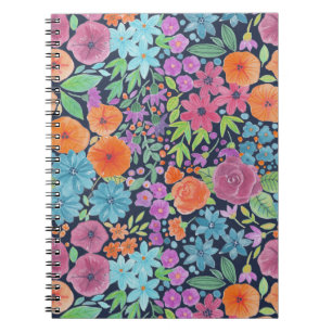 Cuaderno Patrón de acuarela floral
