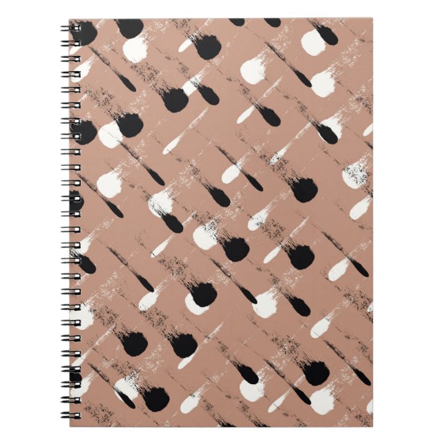 Cuaderno Patrón de acuarela incoloro y transparente (Frente)