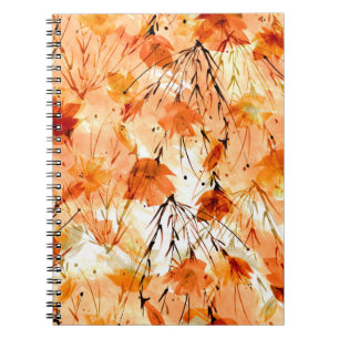 Cuaderno Patrón de acuarela inmaculado de las plantas, Su