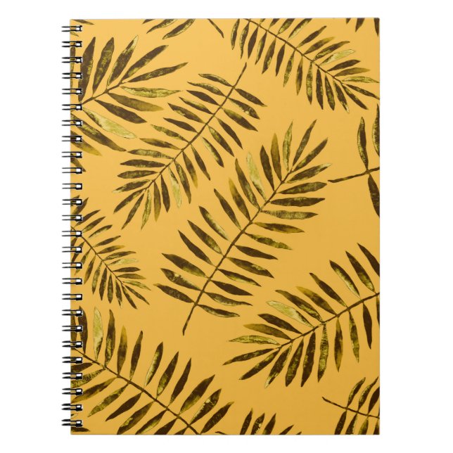 Cuaderno Patrón de acuarela transparente con abstracto colo (Frente)