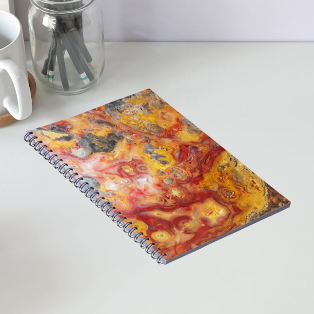 Cuaderno Patrón de Ágata de Encaje Loco (In Situ)