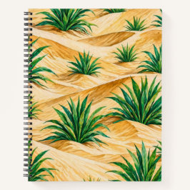 Cuaderno Patrón de Agave de Dunas del Desierto