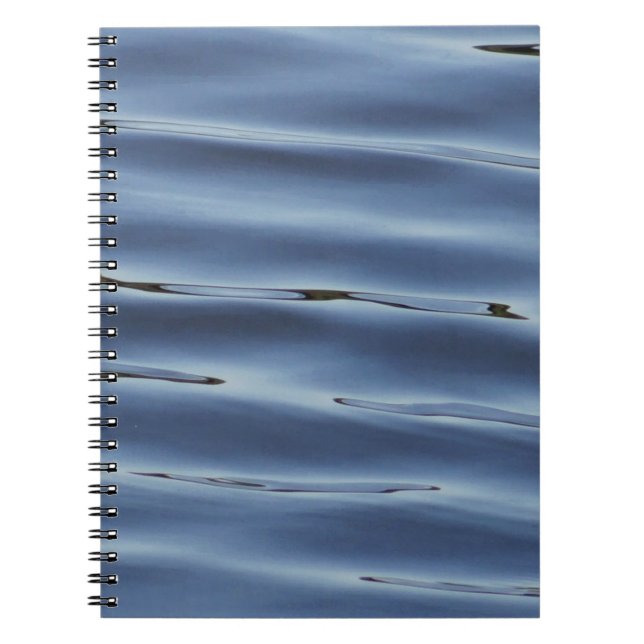 Cuaderno Patrón de agua azul (Frente)