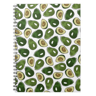 Cuaderno Patrón de aguacate