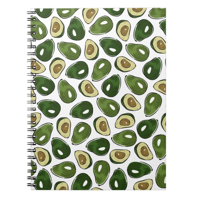 Cuaderno Patrón de aguacate (Frente)