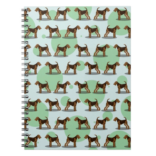 Cuaderno Patrón de Airedale Terrier (Frente)