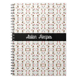 Cuaderno Patrón de albóndigas de espaguetis geniales