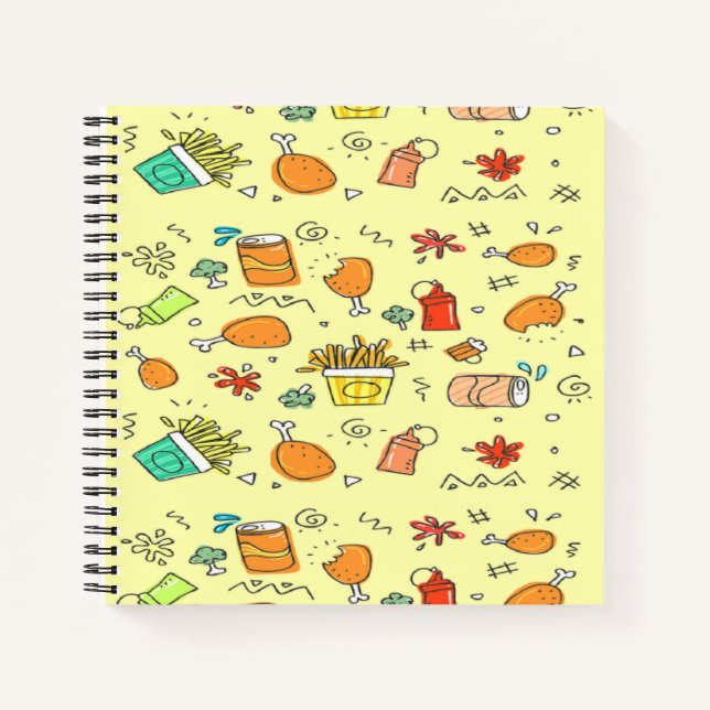Cuaderno Patrón de alimentos y bebidas (Anverso)