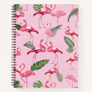 Cuaderno Patrón de amor de flamencos 5