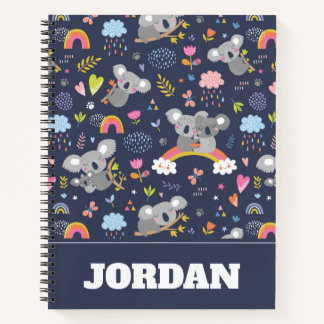 Cuaderno Patrón de amor del arcoiris de Koala