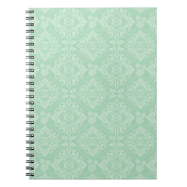 Cuaderno Patrón de amortiguador verde (Frente)