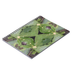 Cuaderno Patrón de árbol de almendra