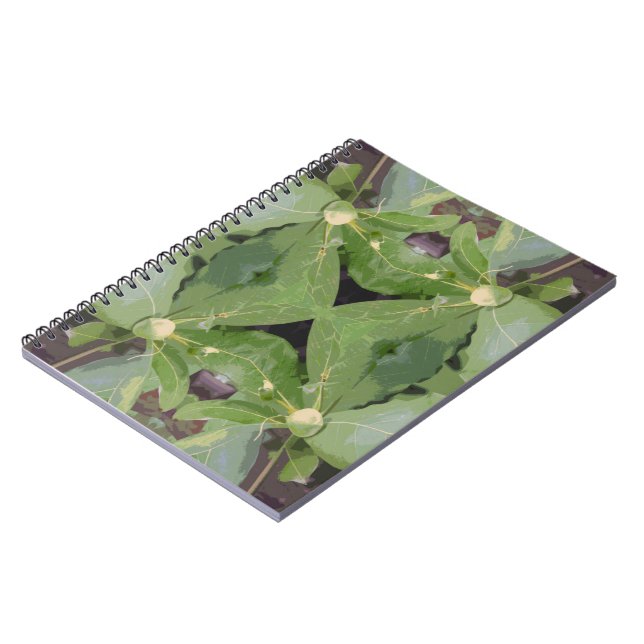 Cuaderno Patrón de árbol de almendra (Lado Izquierdo)