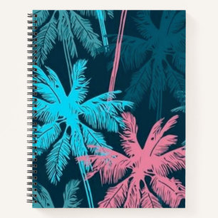 Cuaderno Patrón de árbol de palma