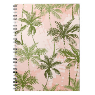 Cuaderno Patrón de árbol de palma