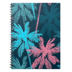 Cuaderno Patrón de árbol de palma