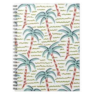 Cuaderno Patrón de árbol de palma