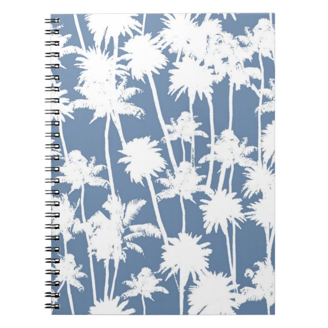 Cuaderno Patrón de árbol de palma (Frente)