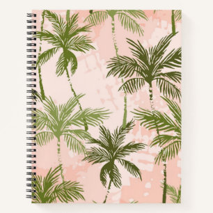 Cuaderno Patrón de árbol de palma