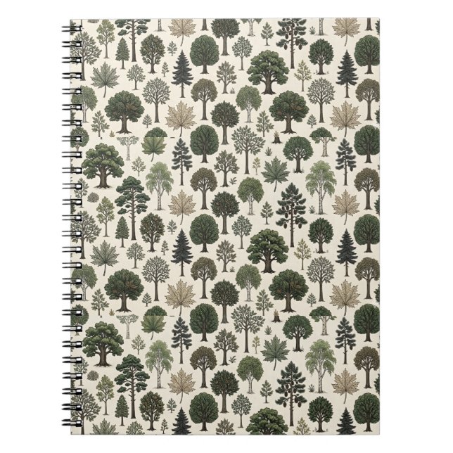 Cuaderno Patrón de Árboles (Frente)