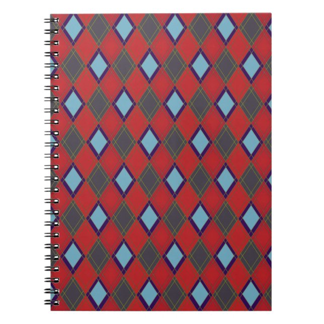 Cuaderno patrón de argyle (Frente)
