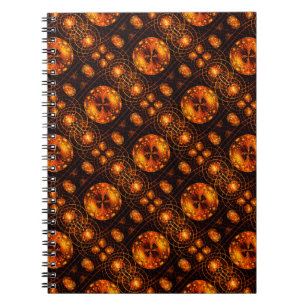 Cuaderno Patrón de Arte Abstracto Elegante Boho Moderno Dor