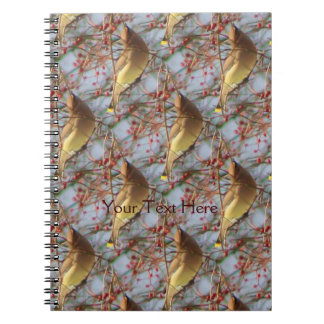 Cuaderno Patrón de arte de la naturaleza de las aves