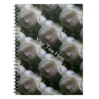 Cuaderno Patrón de arte de la naturaleza de las flores de r