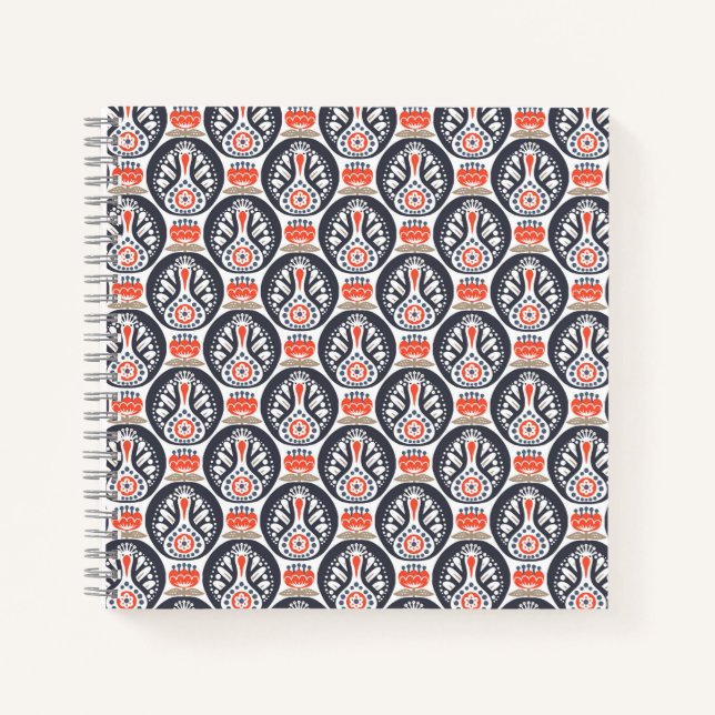 Cuaderno Patrón de arte folclórico de Turquía (Anverso)
