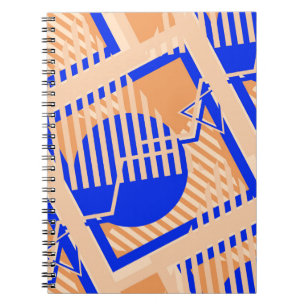 Cuaderno Patrón de arte pop sin inconvenientes. Textura de