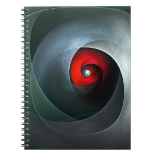 Cuaderno Patrón De Arte Resumen Artístico Moderno De Swirl